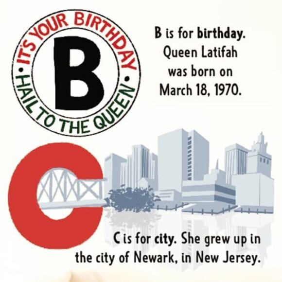 Legends of Hip-Hop: Queen Latifah: An A-B-C Biography Board Book - Picture 11 of 16